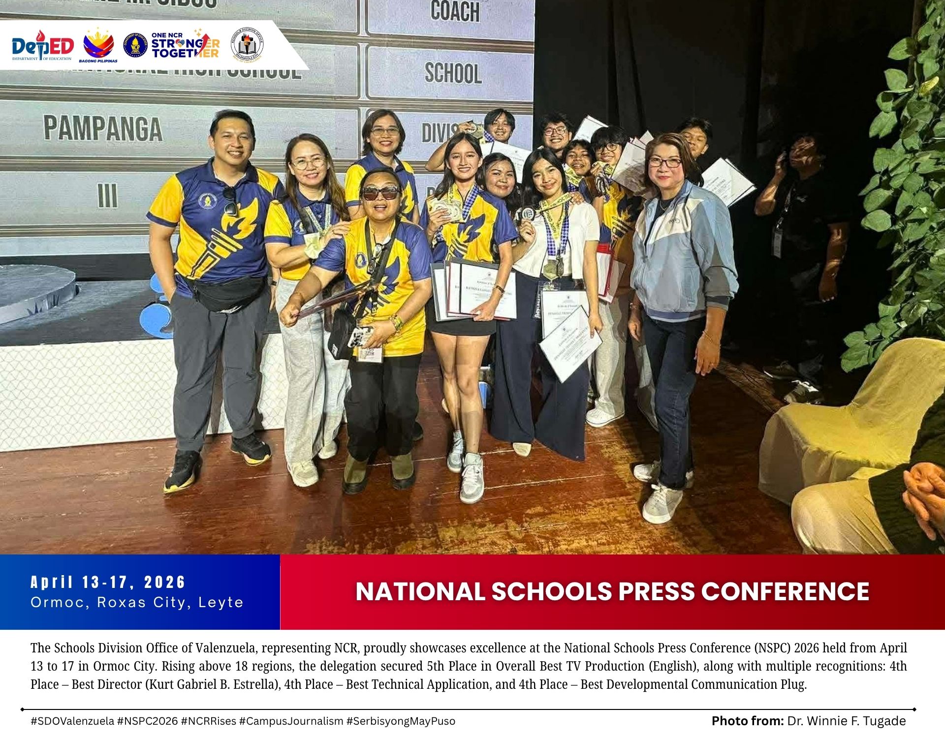 NATIONAL SCHOOLS PRESS CONFERENCE